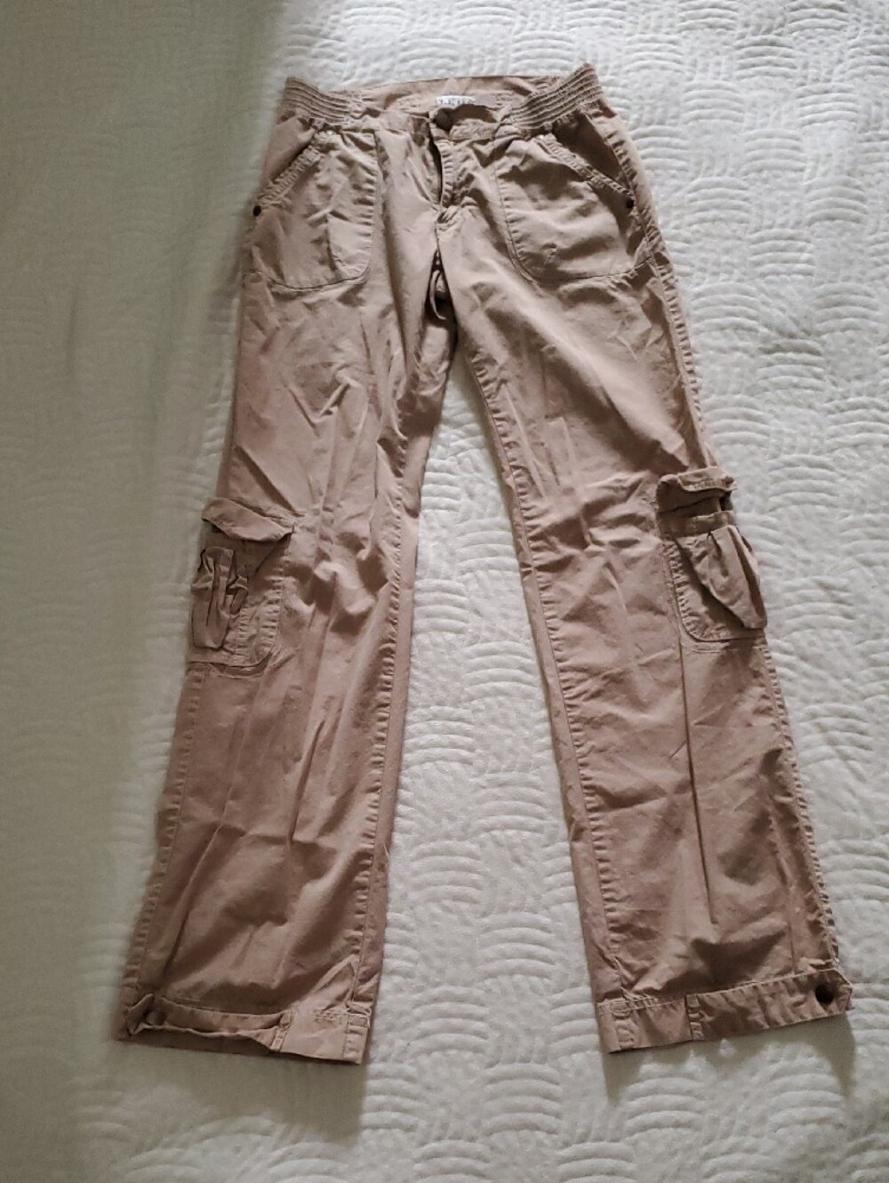 Cargo Track Pants in Taupe with Utility Pockets